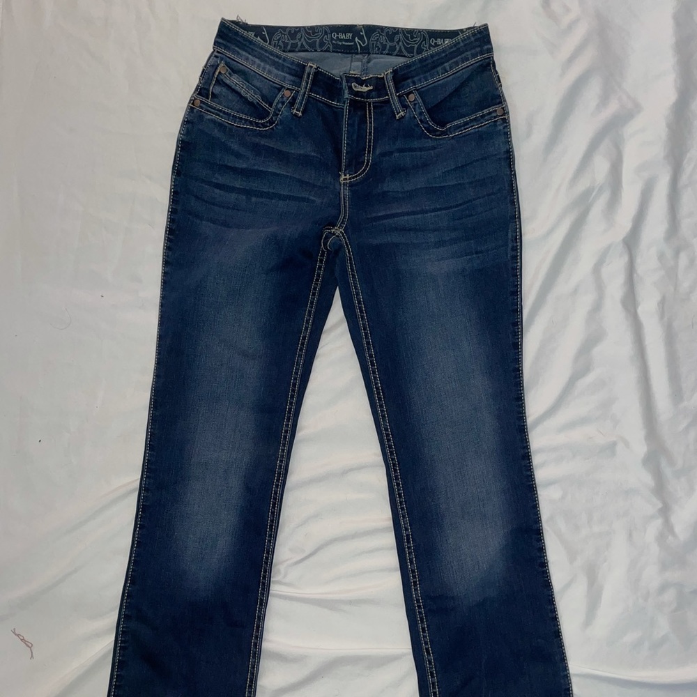 Size 1/2 wrangler boot cut jeans in good shape